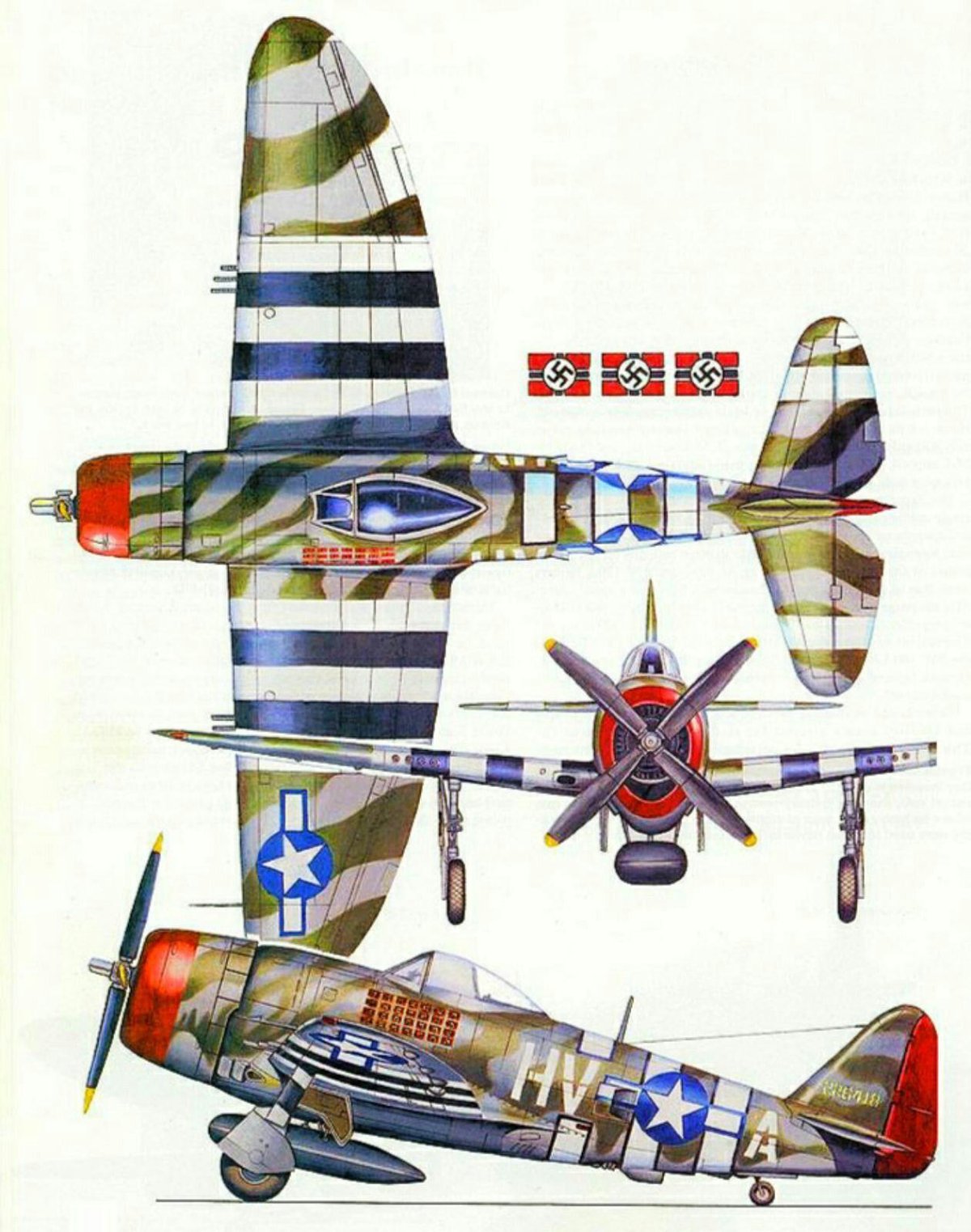 Истребитель p-47 Thunderbolt