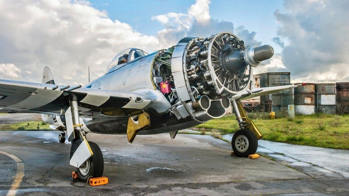 P-47 Thunderbolt двигатель