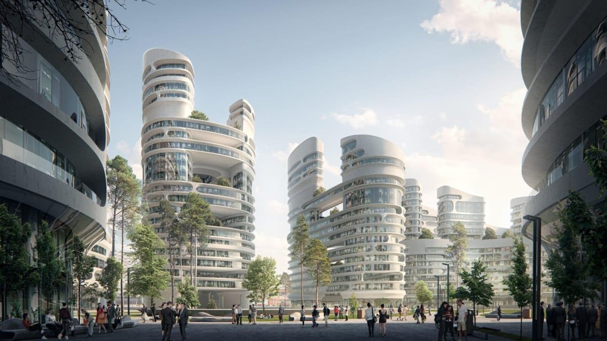 Заха Хадид проекты в Москве Рублево Архангельское