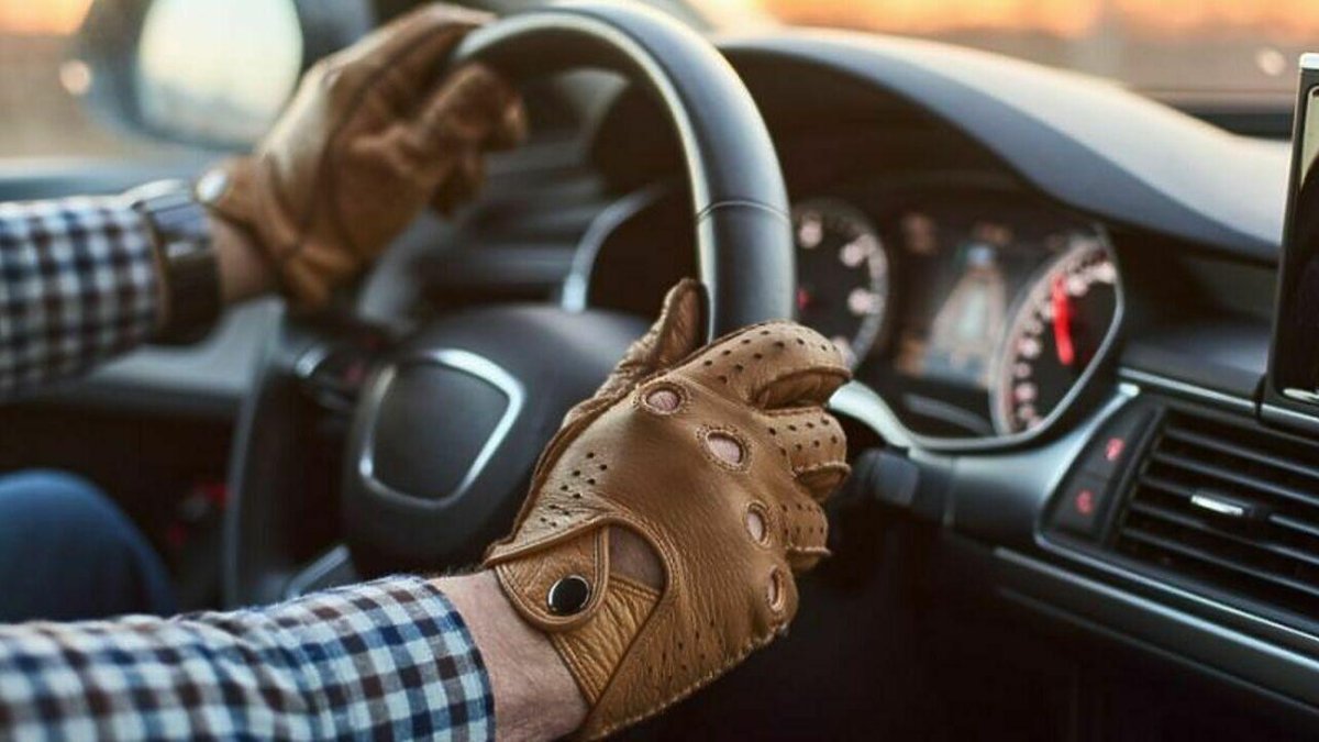 Перчатки для вождения автомобиля
