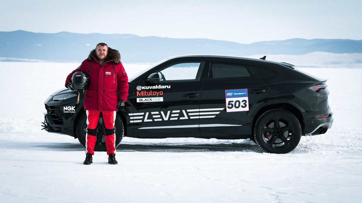 Рекорд скорости на льду