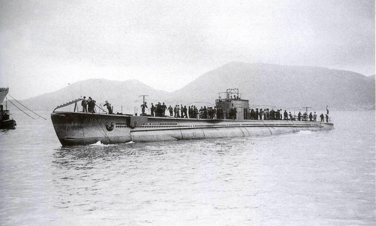 Итальянская подлодка "Аксум"