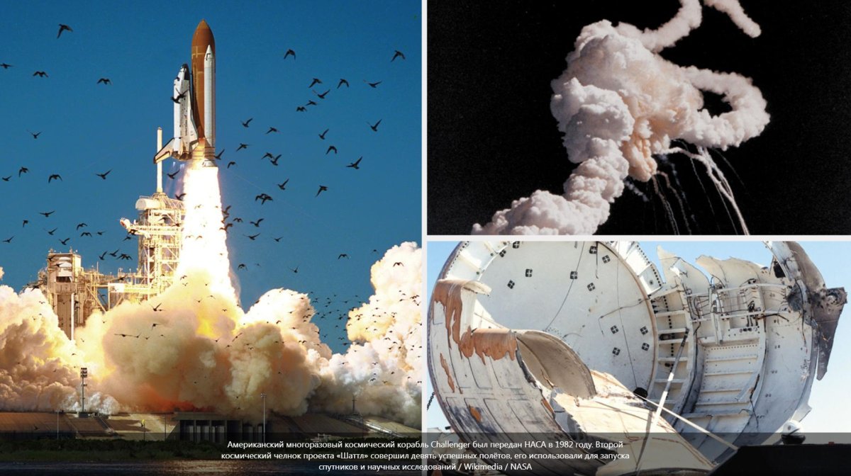 Шаттл Челленджер катастрофа 1986