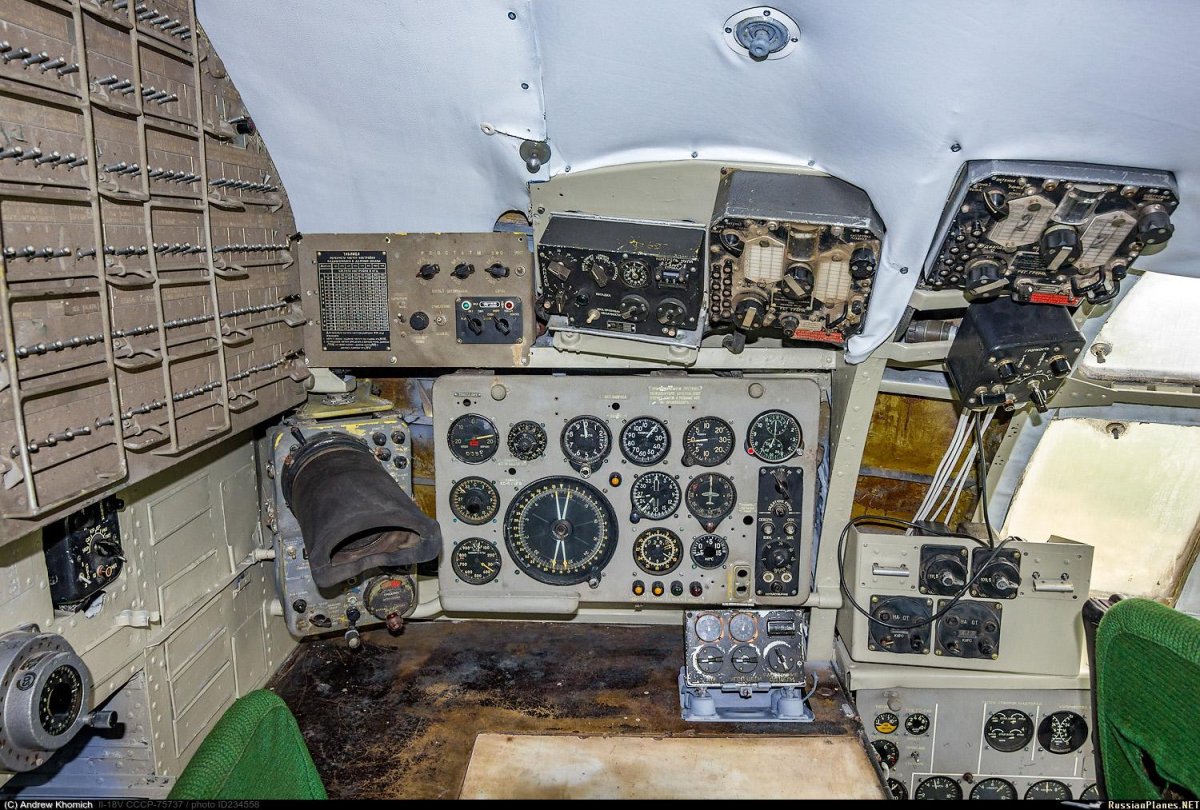 Ил-62 кабина штурмана