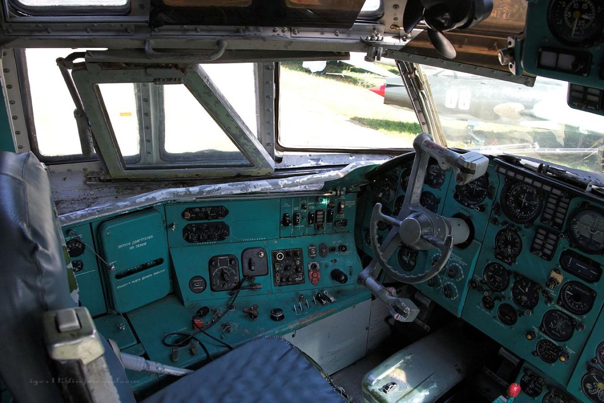 Ил-62 кабина