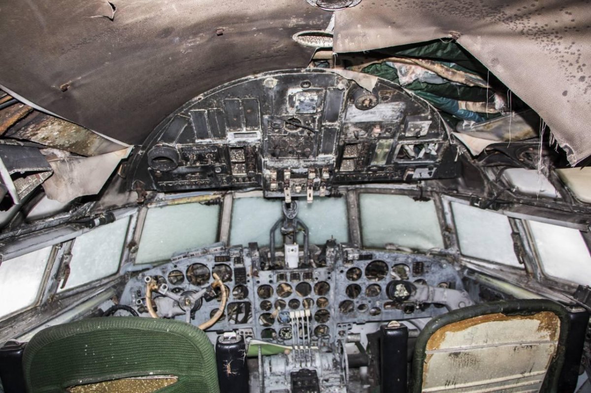 Ил-14 кабина пилотов