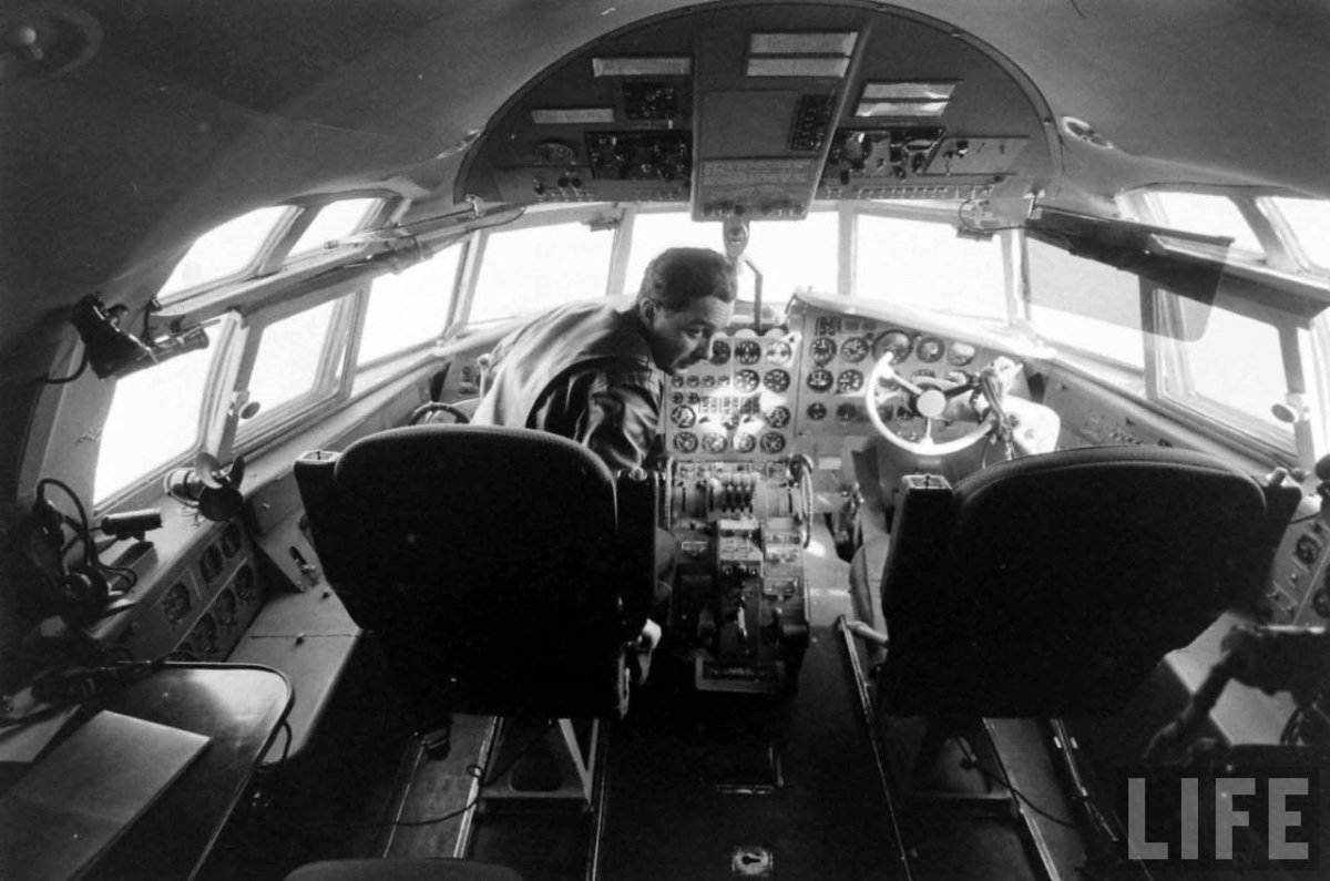 Ил-62 самолёт кабина