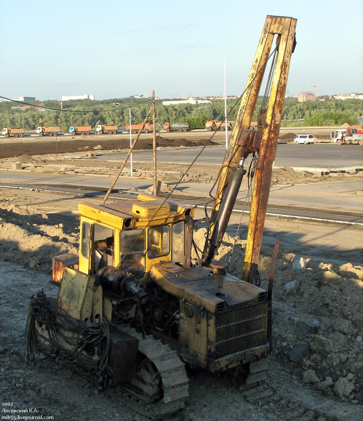 ДТ 75 трубоукладчик