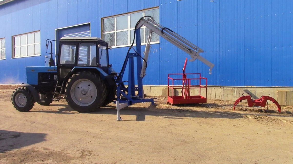 КМУ на трактор МТЗ 82