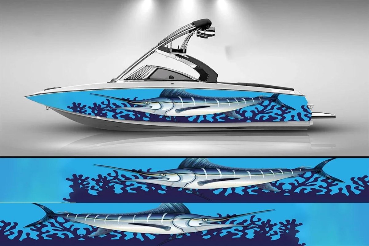 Красивые наклейки на лодку