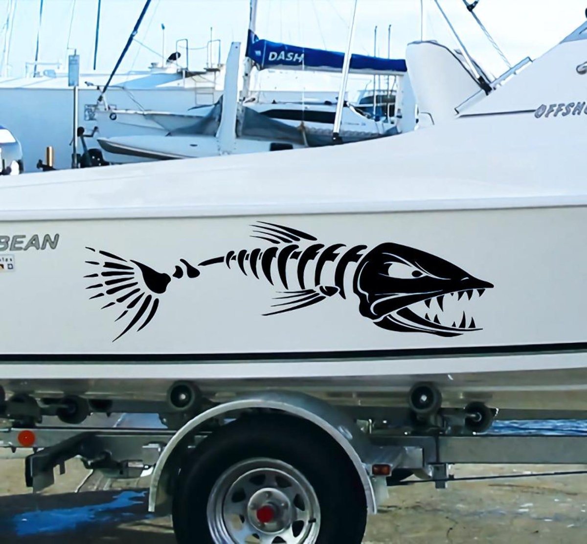 Наклейки на катер