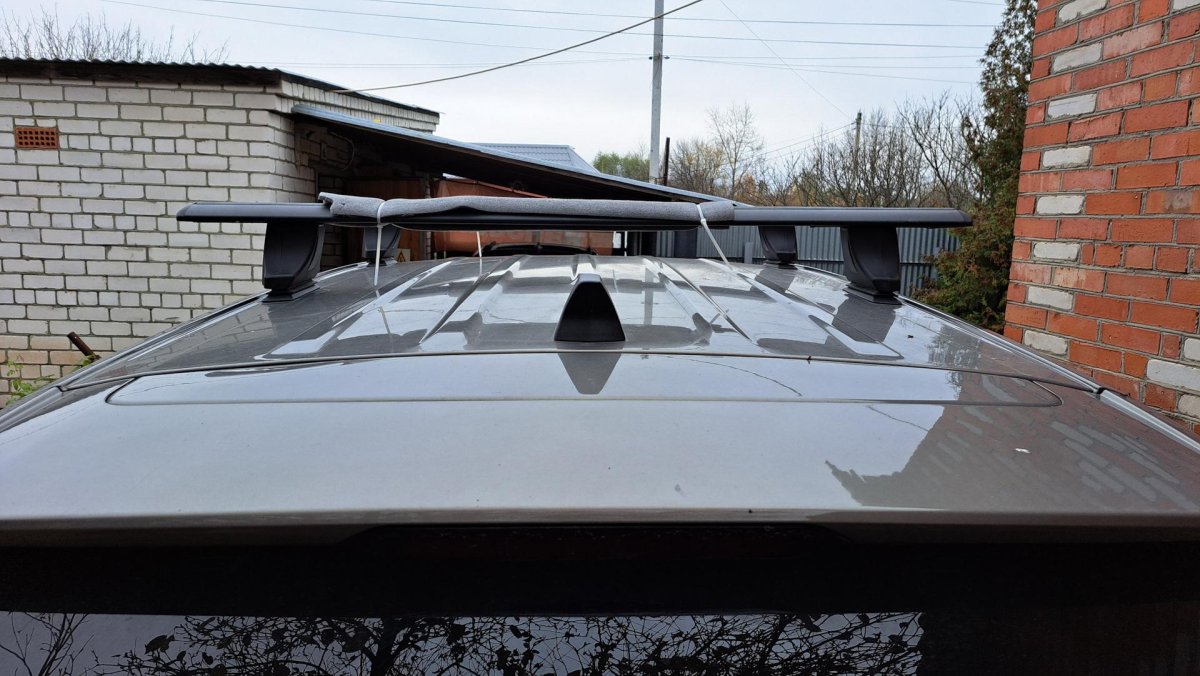 Покраска поперечин багажника