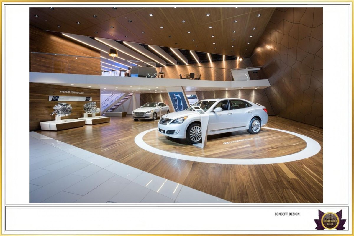 Автосалон внутри