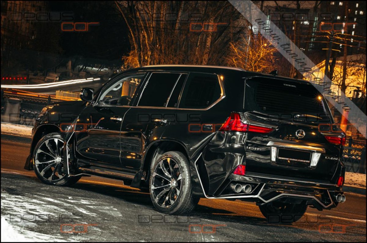 Lexus LX 570 черный в обвесе