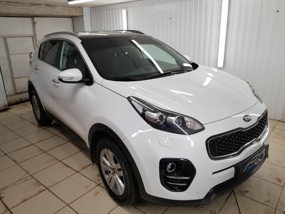 Киа Спортейдж белая