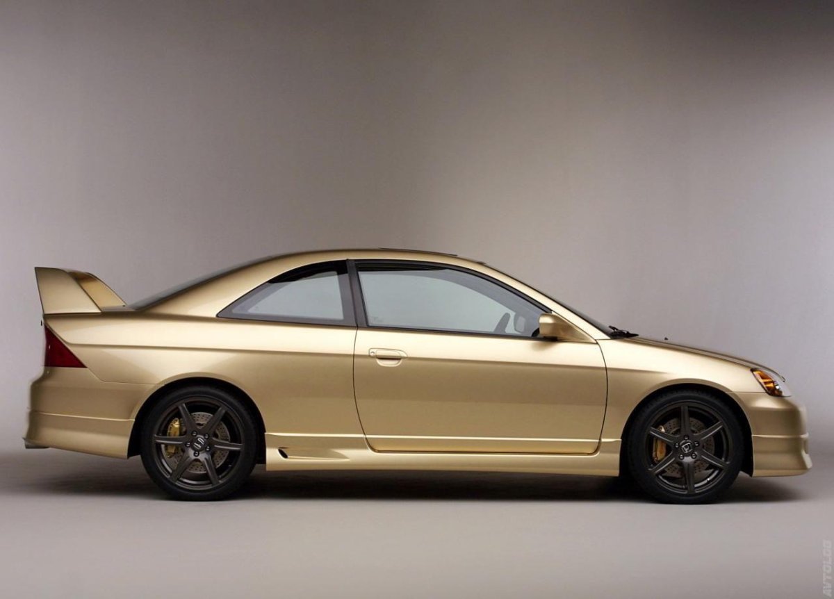 Хонда Цивик золотой