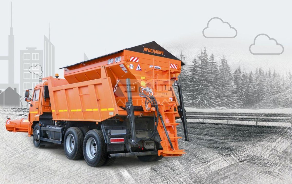 КАМАЗ 6520 пескоразбрасыватель