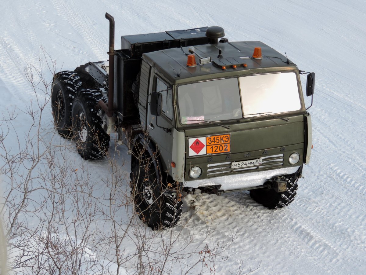 КАМАЗ 4310 на гусеницах для севера