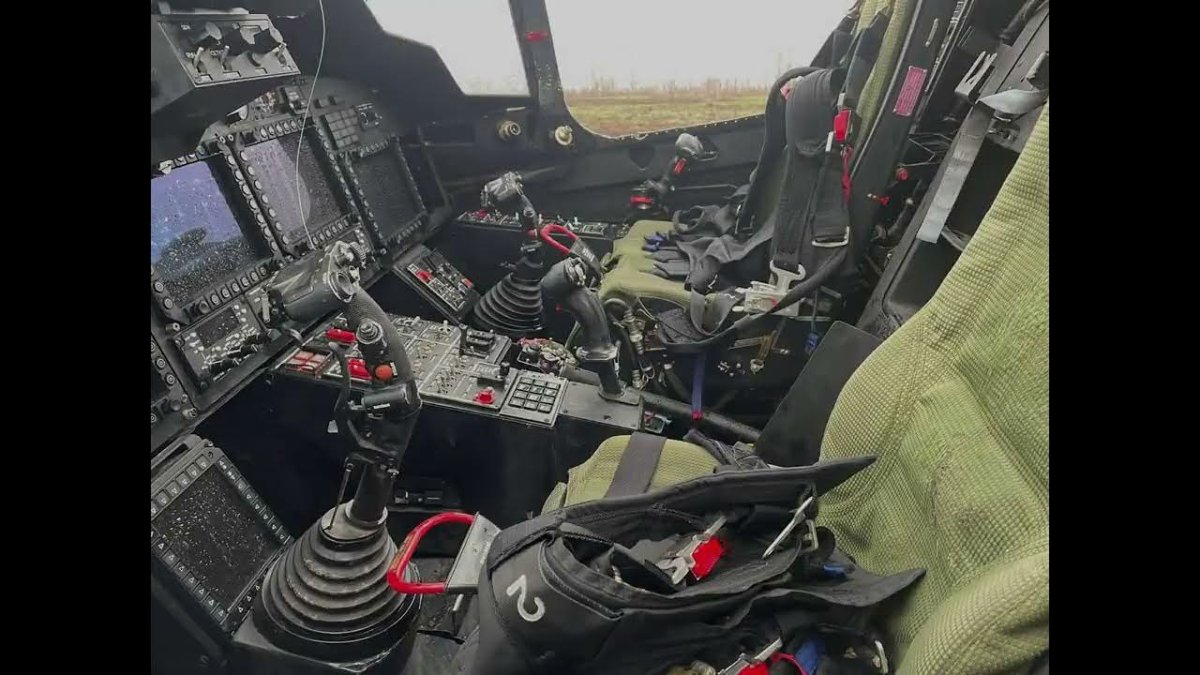 Ка-52 кабина