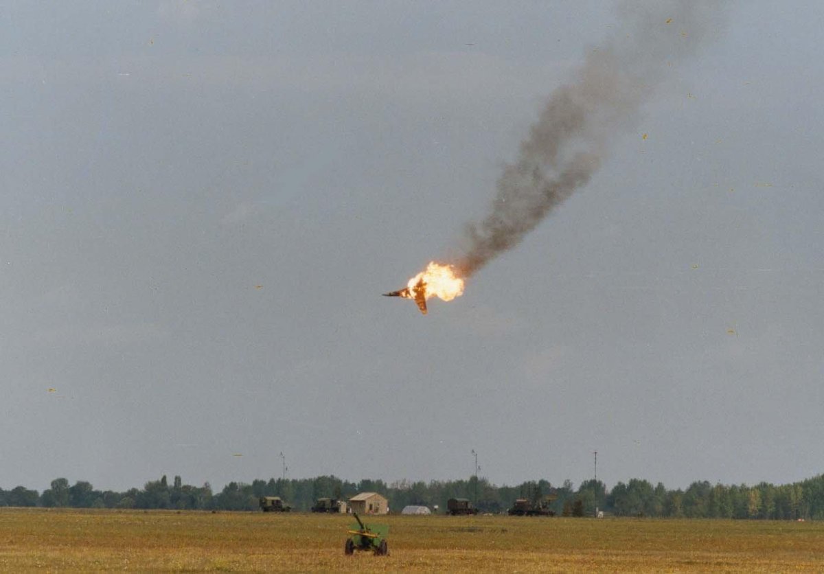 Миг-23 катапультирование