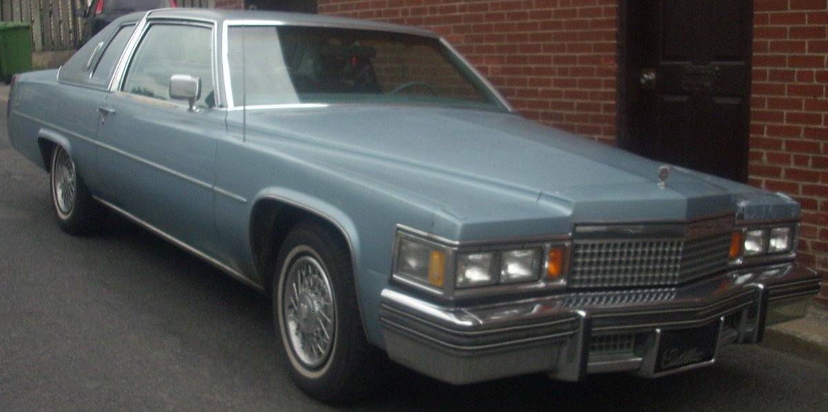 Кадиллак купе де Виль 1976