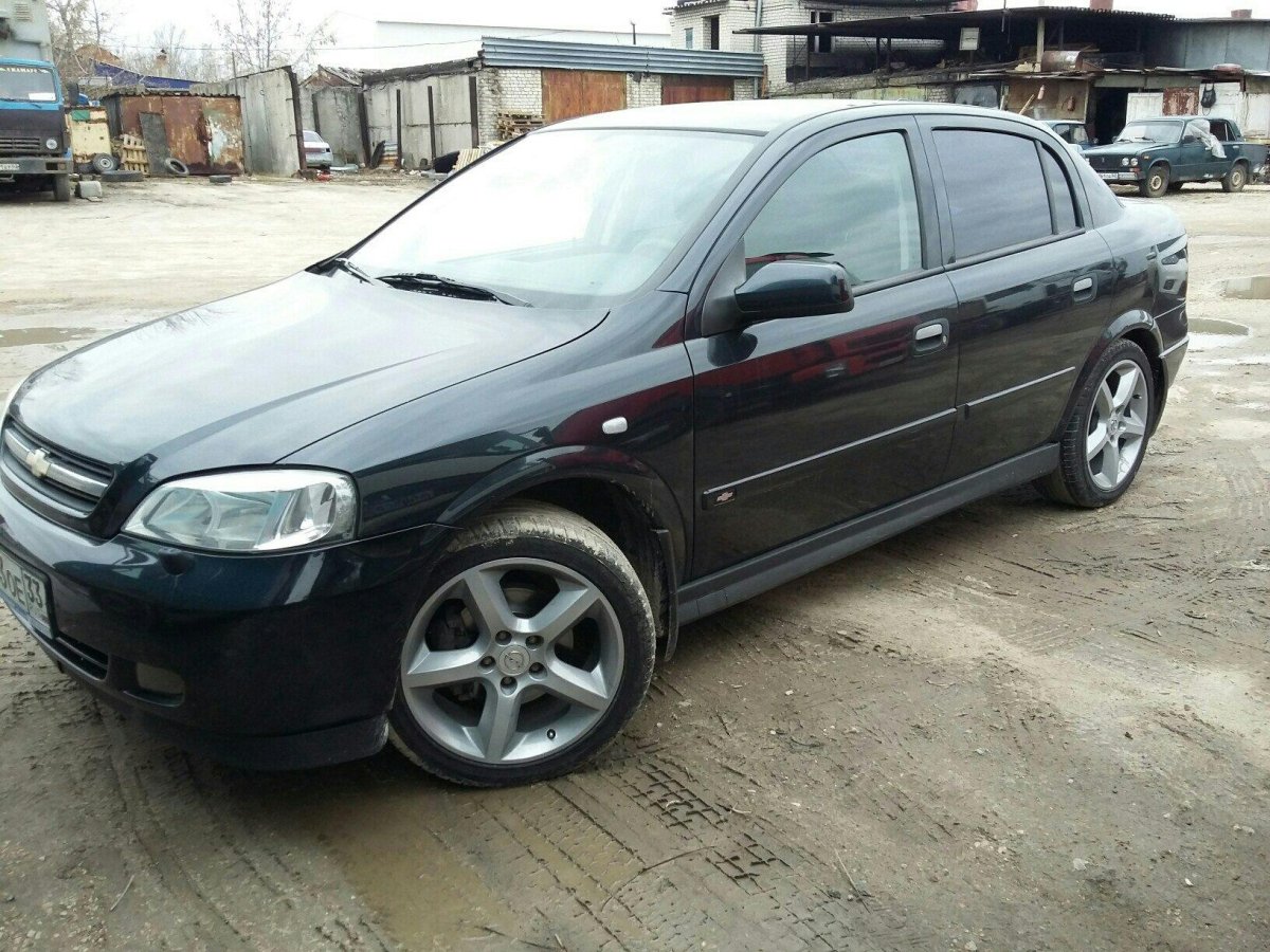 Opel Astra g на 17 дисках