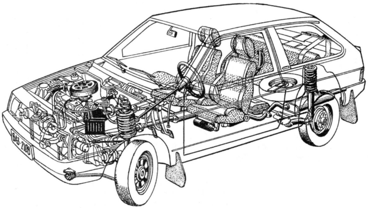 Шасси ВАЗ 2108