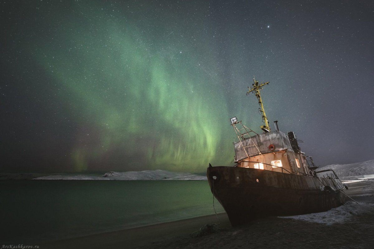 Териберка Северное сияние