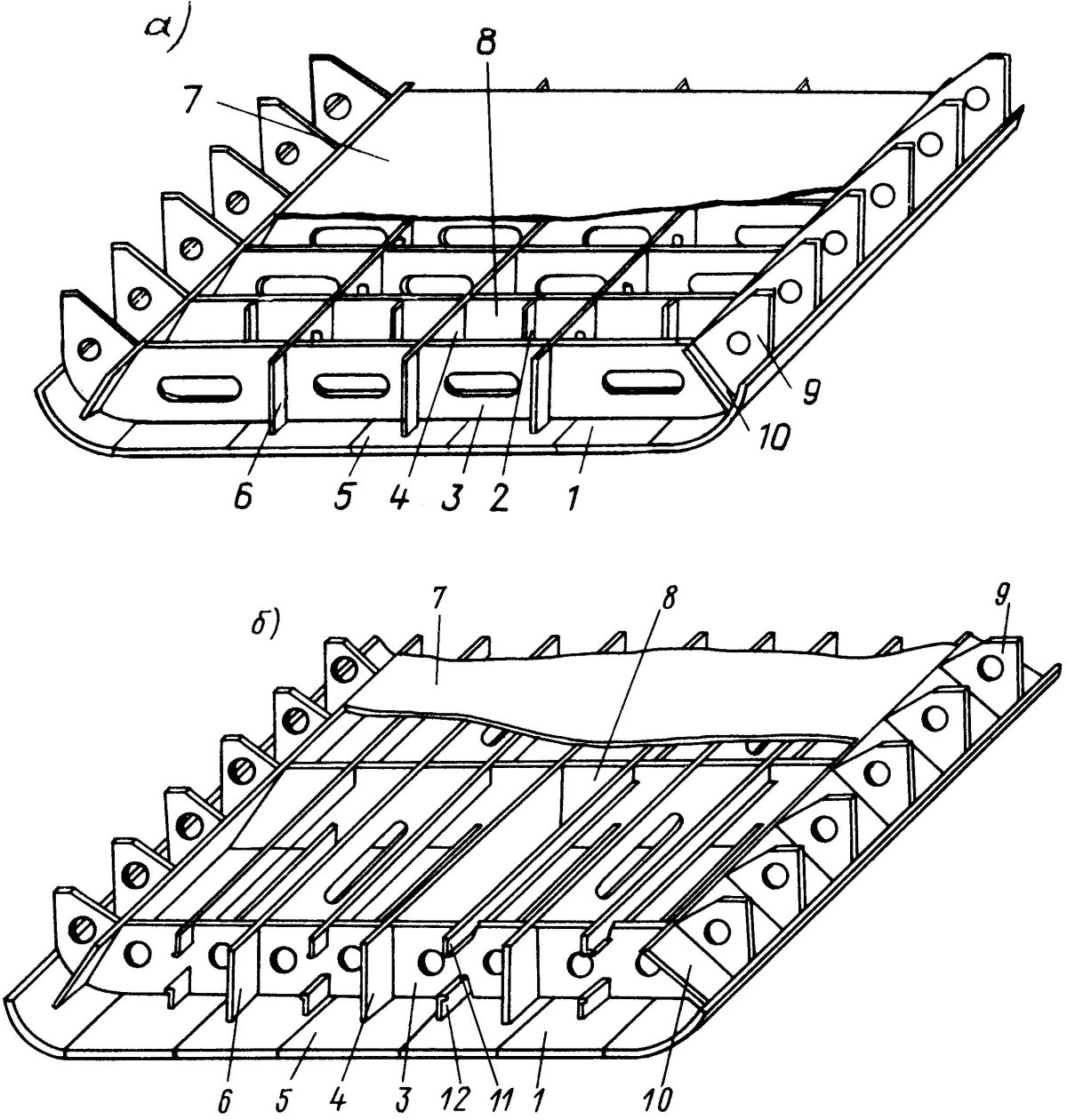 Днищевое перекрытие с двойным дном при поперечной системе набора