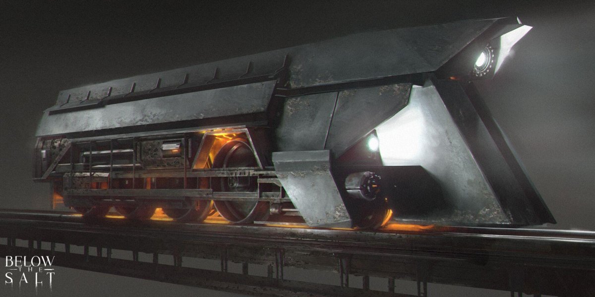 Бронепоезд Sci-Fi концепт арт