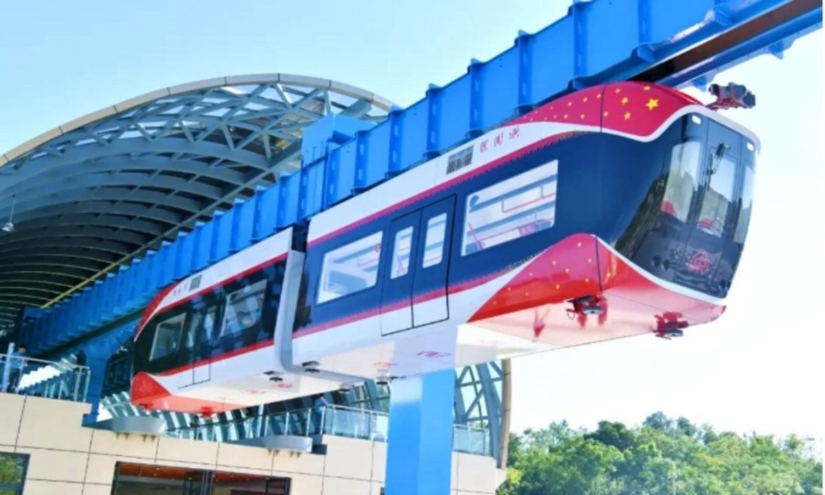 Левитирующий поезд «Маглев» (Китай)