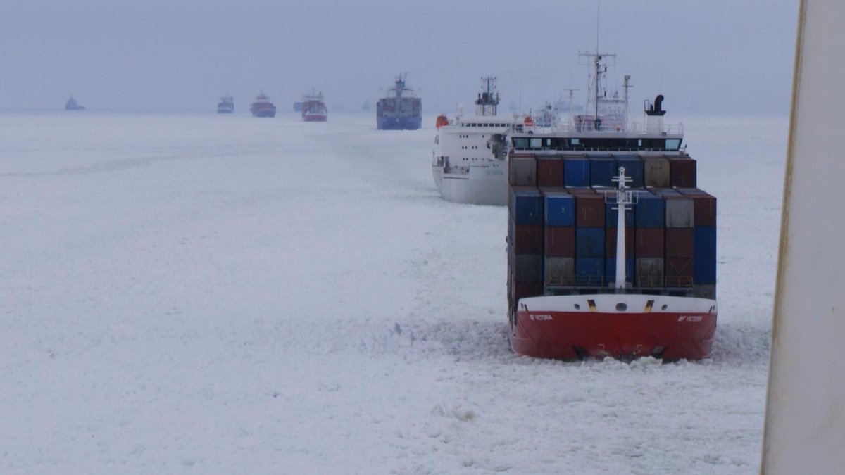 Ледокол Севморпуть Караван