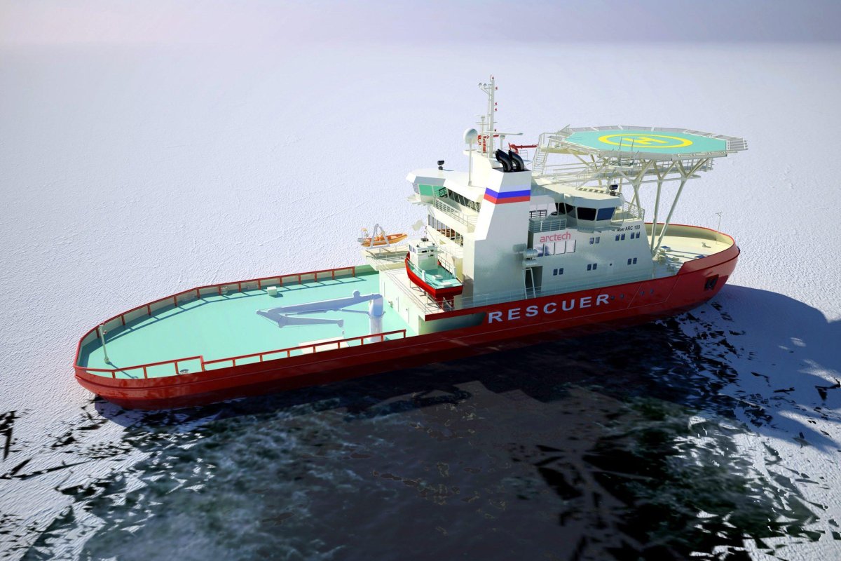 Асимметричный ледокол Балтика