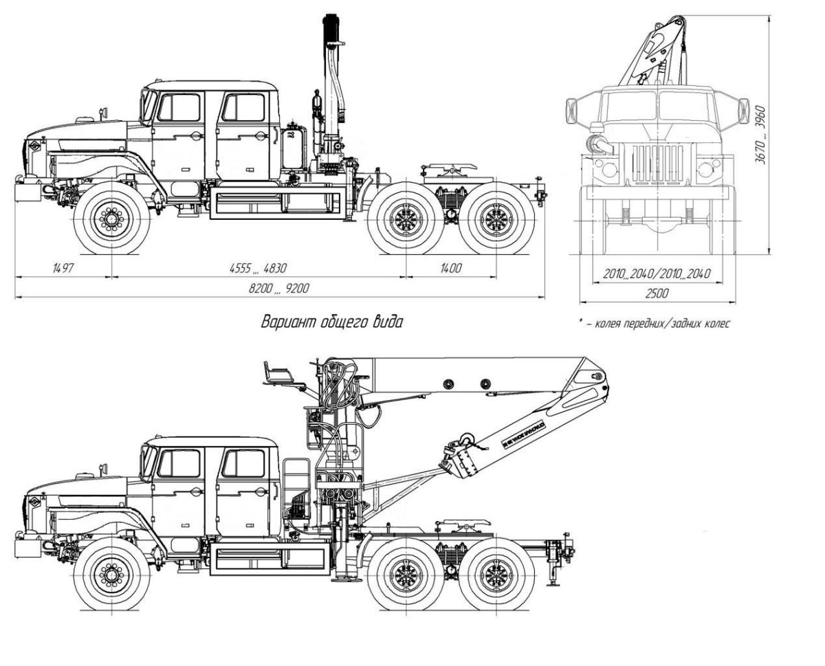 Шасси Урал 4320