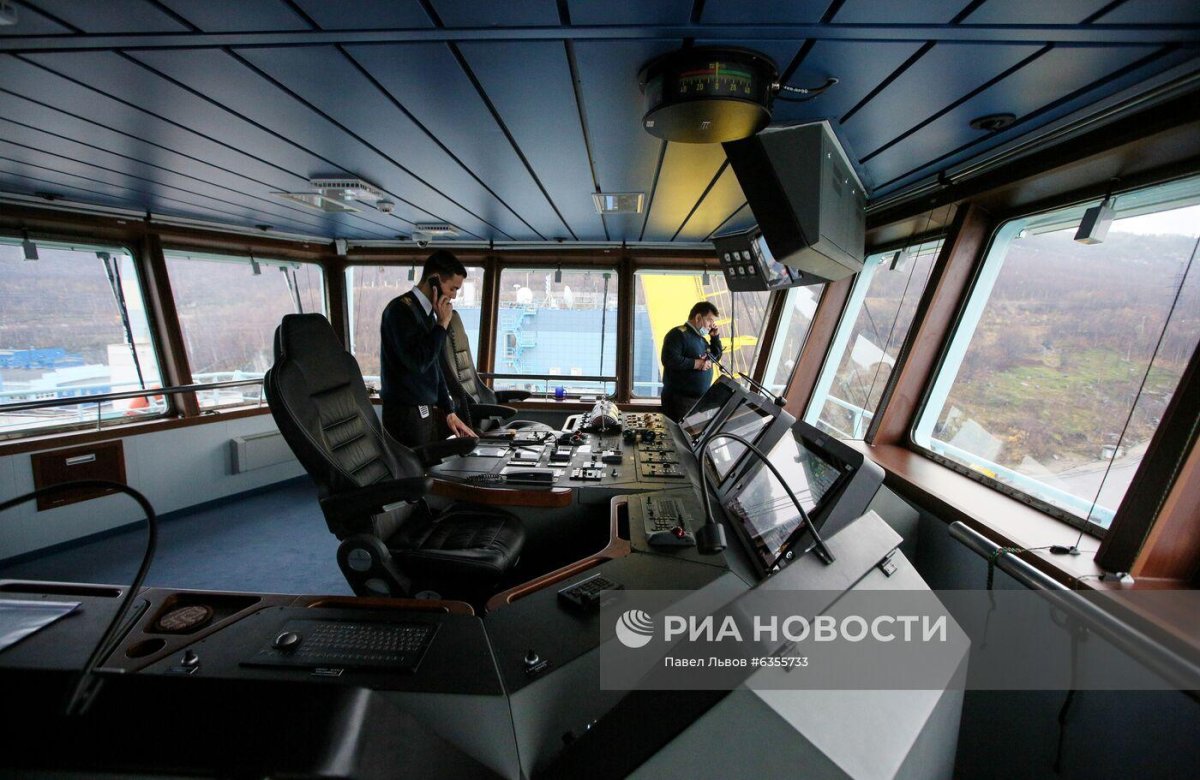 Внутри ледокола Таймыр