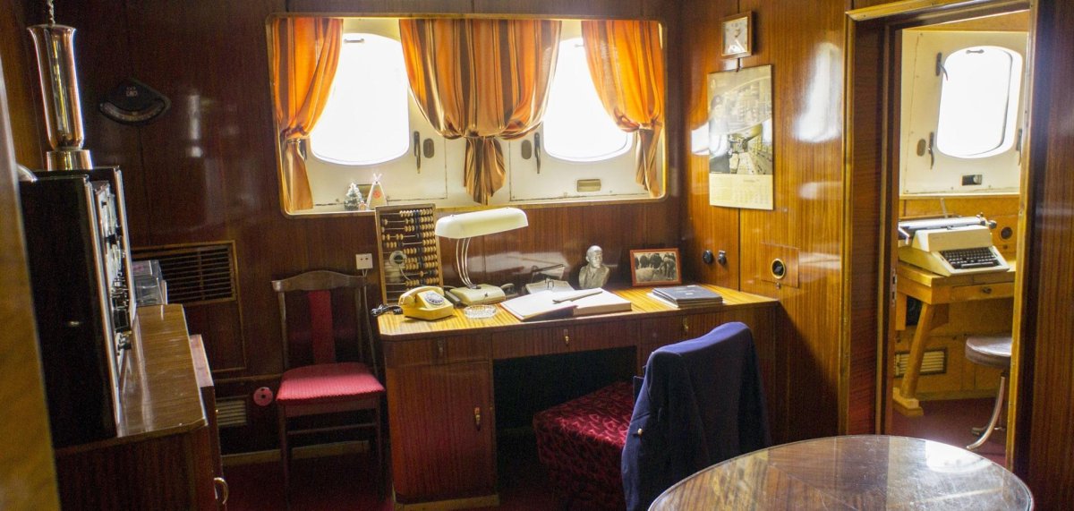 Ледокол Ленин каюта капитана