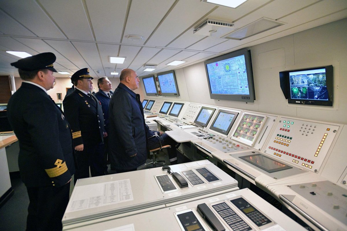 Машинное отделение атомного ледокола