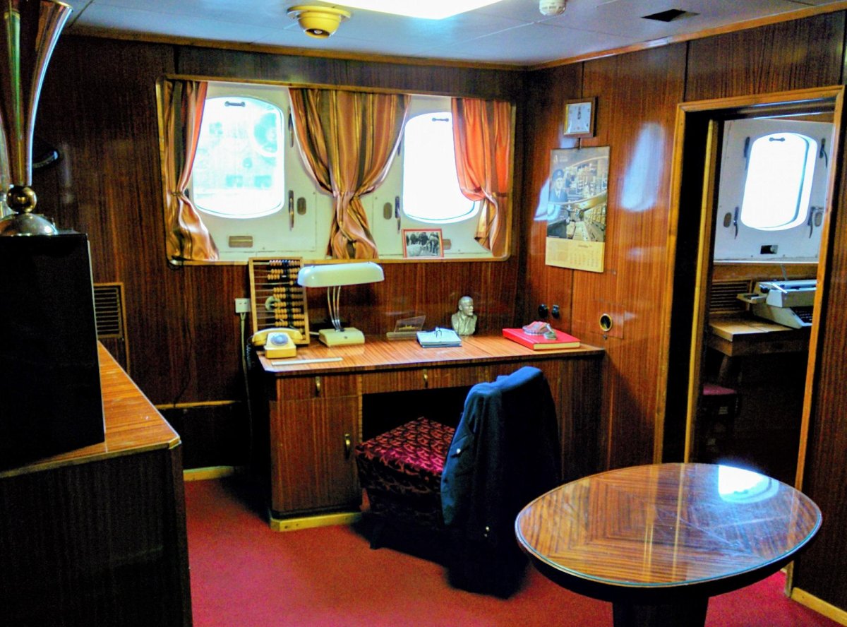 Ледокол Ленин каюта капитана