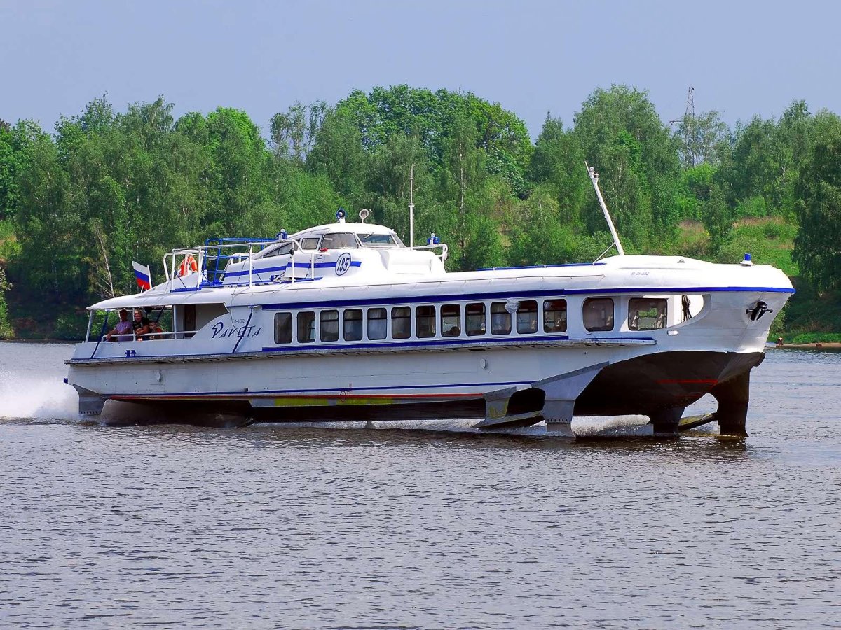 Теплоход ракета Сормово 1957