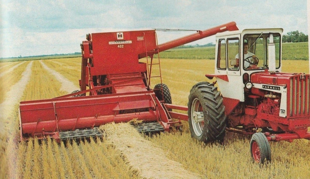 Прицепной зерноуборочный комбайн к МТЗ-80