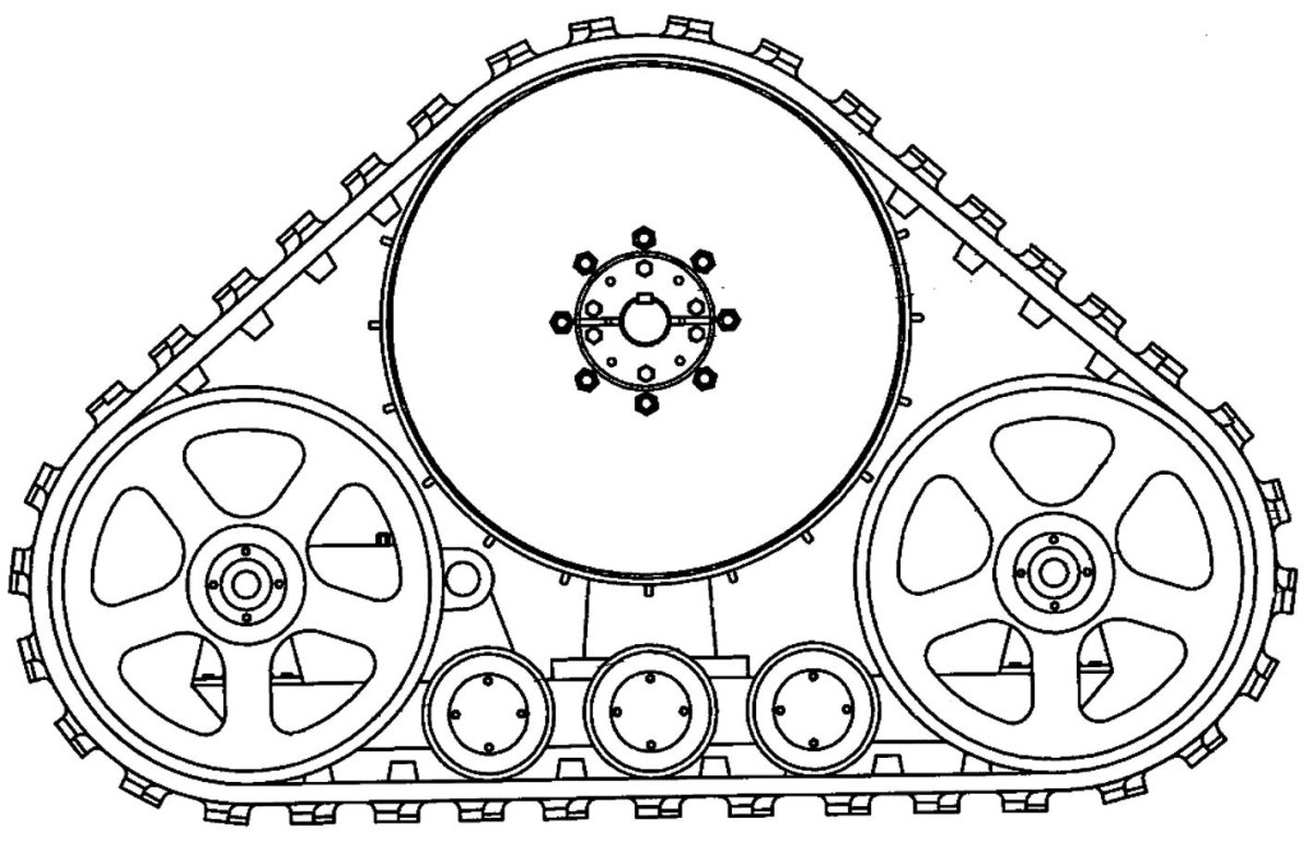 Гусеничный движитель трактора