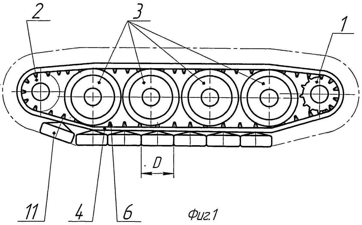 Гусеничные движители ВГД-3000