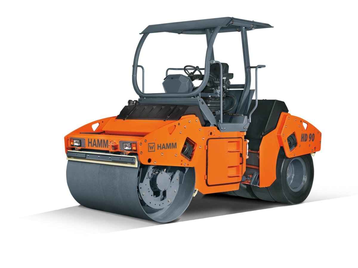 Дорожный каток Hamm—90.
