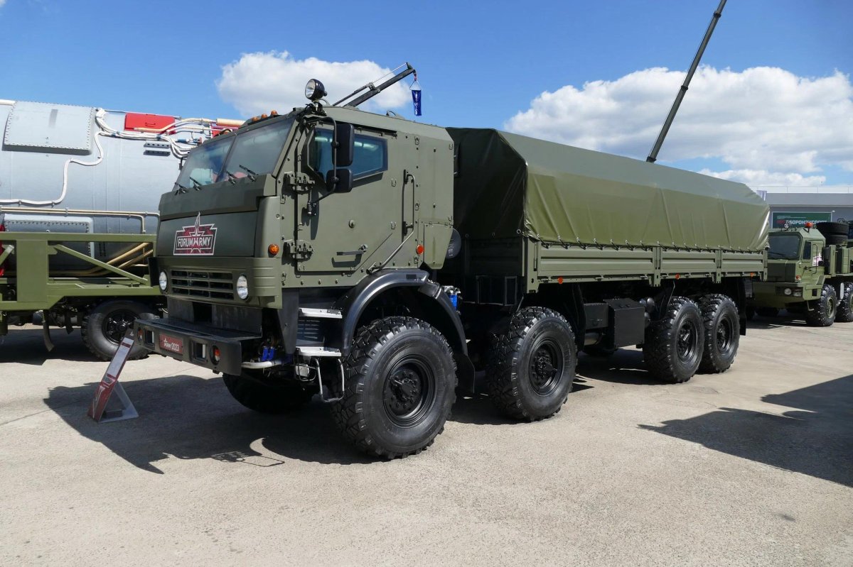 КАМАЗ 6350 С бронекабиной