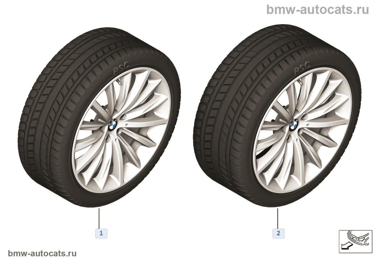 Multi spoke 633 диски БМВ