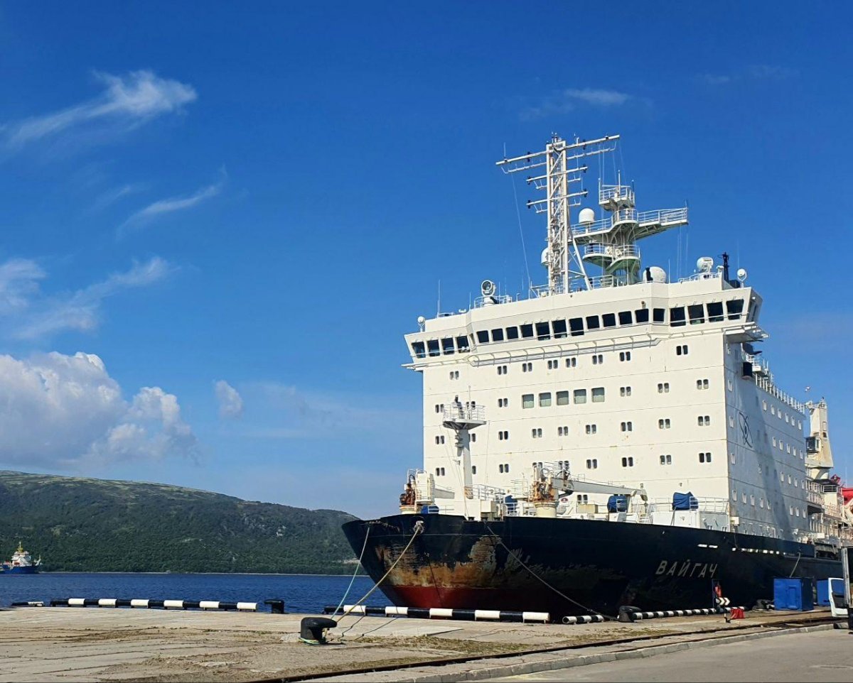 Вайгач атомный ледокол