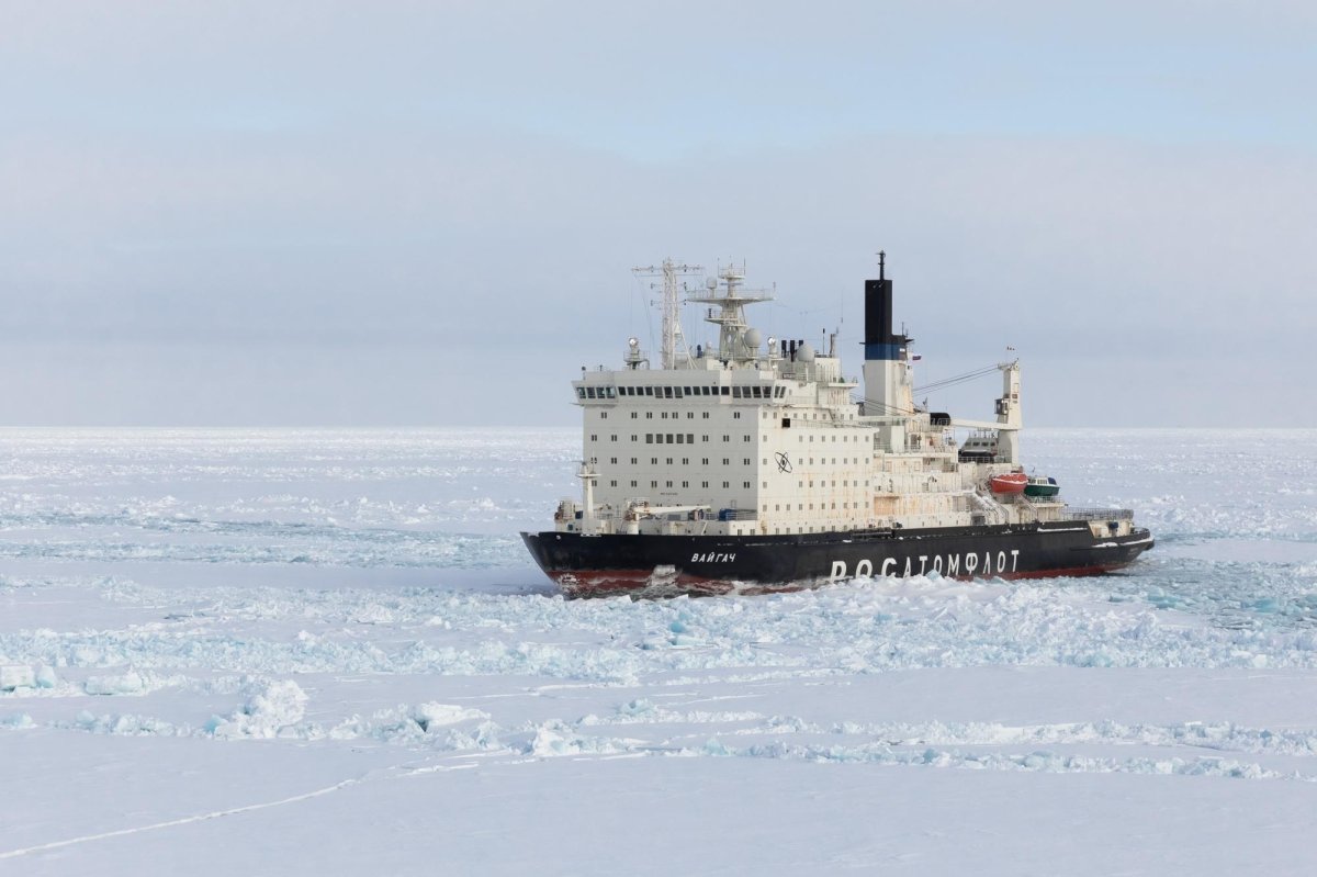 Вайгач ледокол, 1909