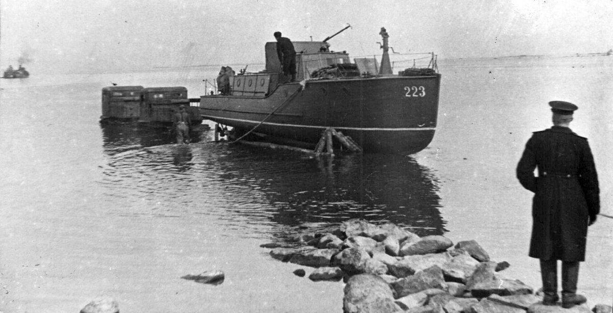 Тральщик тщ 100 новая Ладога