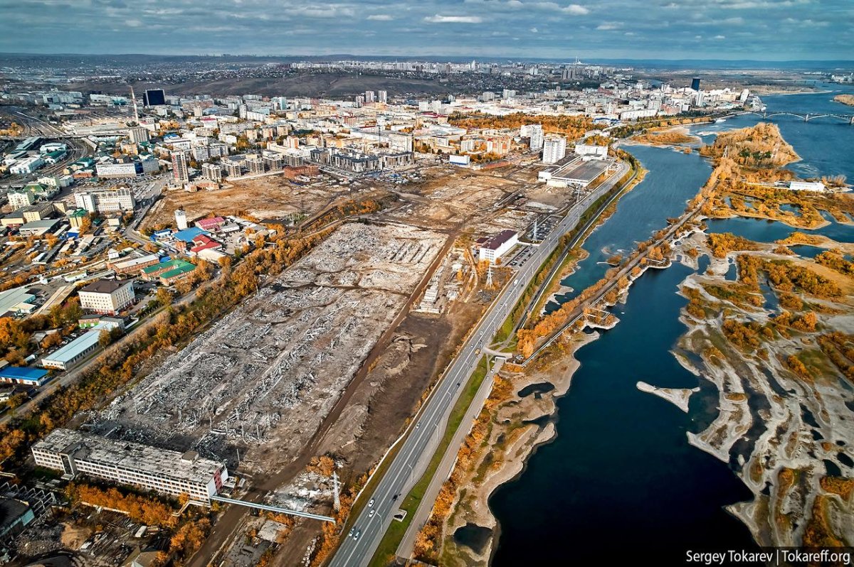 Застройка комбайнового завода Красноярск