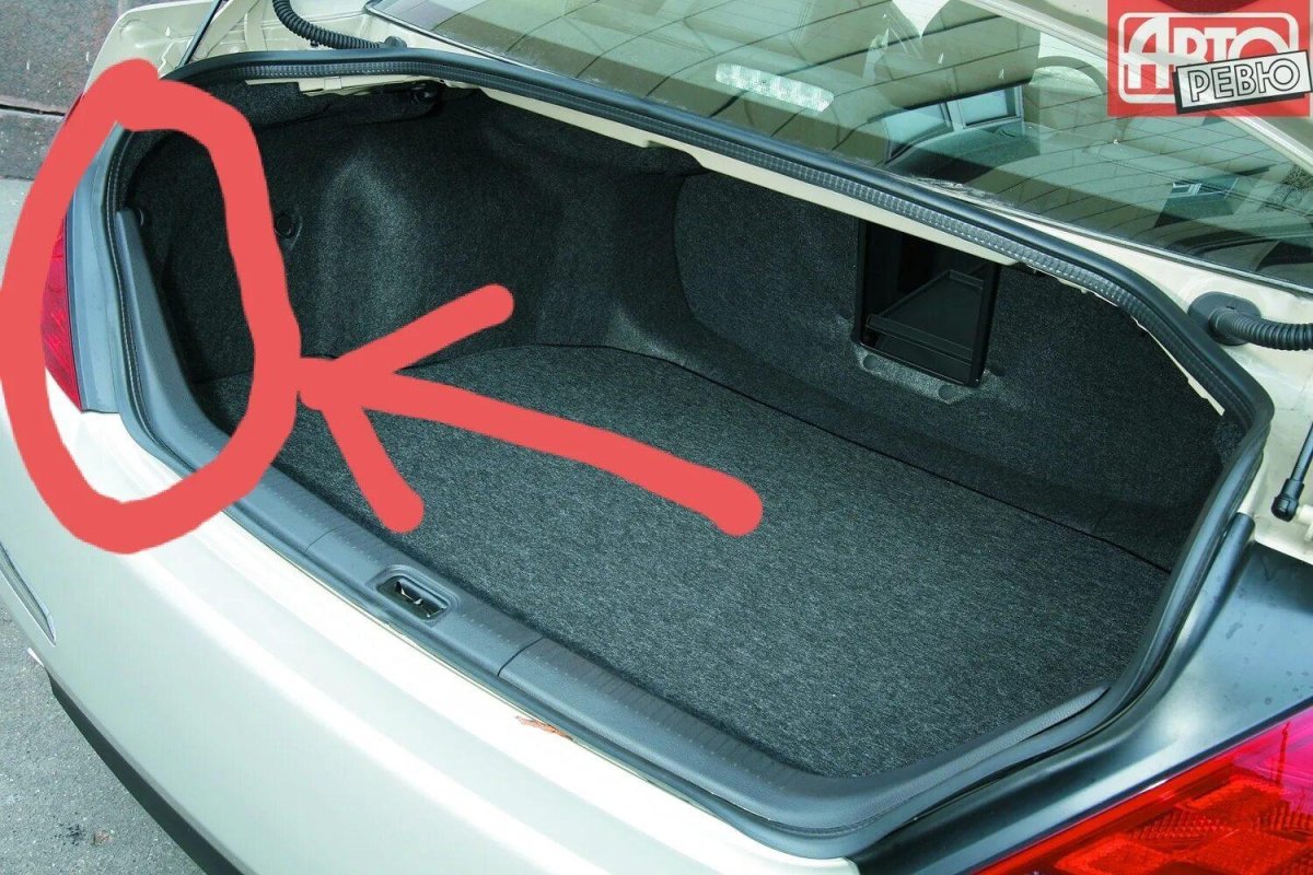 Nissan Teana 2006 багажник